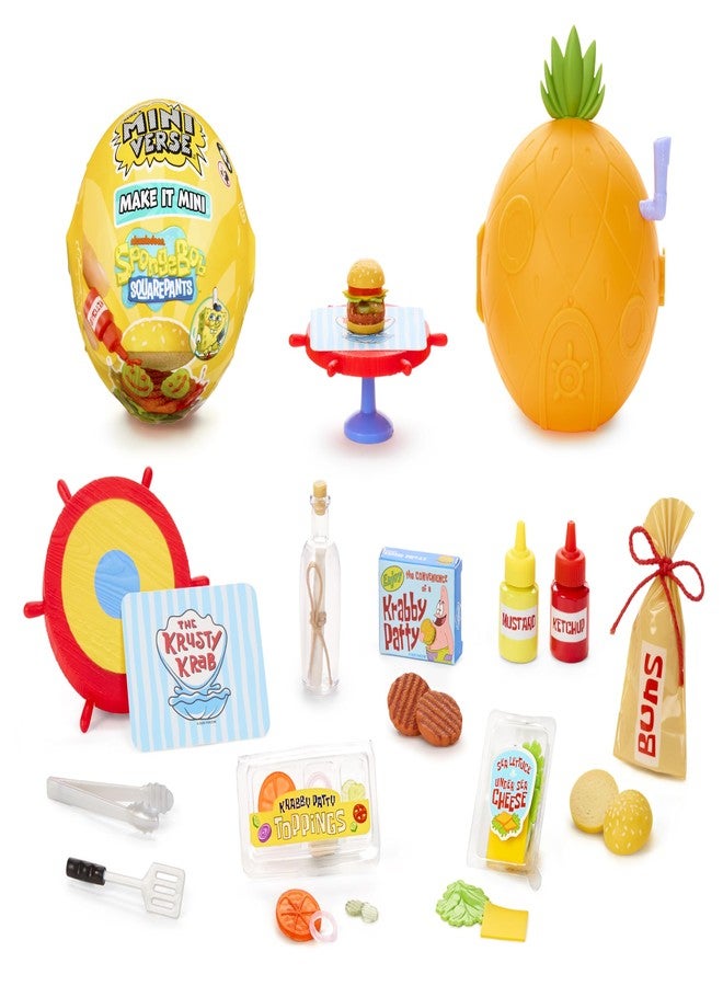 MGA's Miniverse Make It Mini Spongebob Squarepants, Mini Collectibles - Blind Pack, DIY, Resin, Replica Food, Not Edible, Collectors, Novelty, Gift, 8+ - Image 1